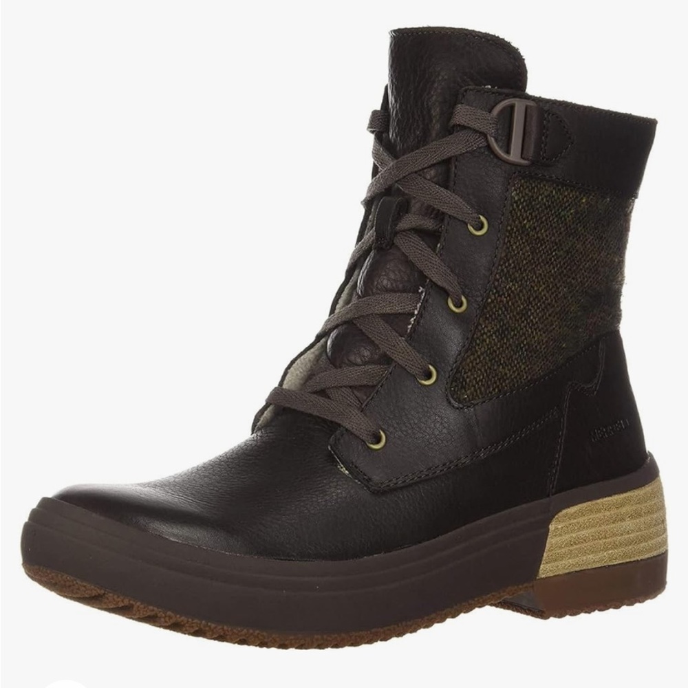 Merrell Haven Mid Lace Waterproof women’s. Size 10. Color: oak